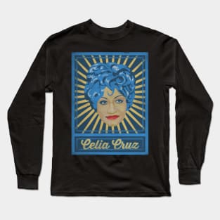 Celia Cruz Poster Long Sleeve T-Shirt